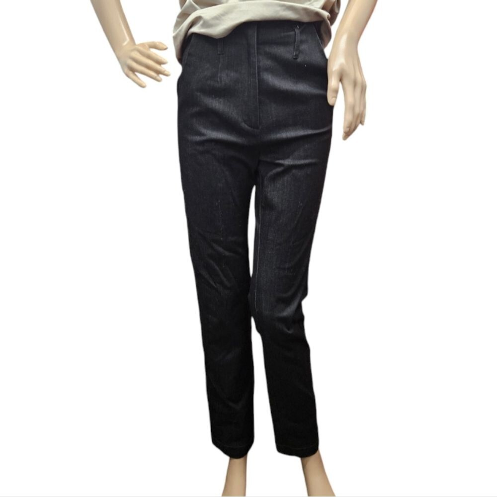 Reformation High Waisted Trouser Jeans in Black